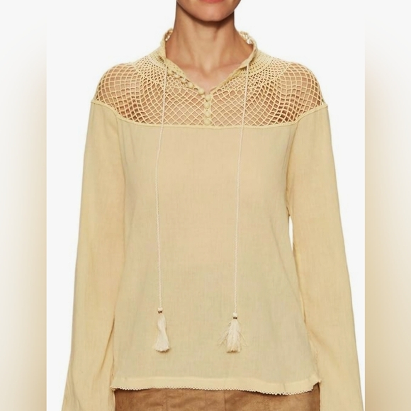 FREE PEOPLE dize M On the Island Top Tea - Picture 4 of 8